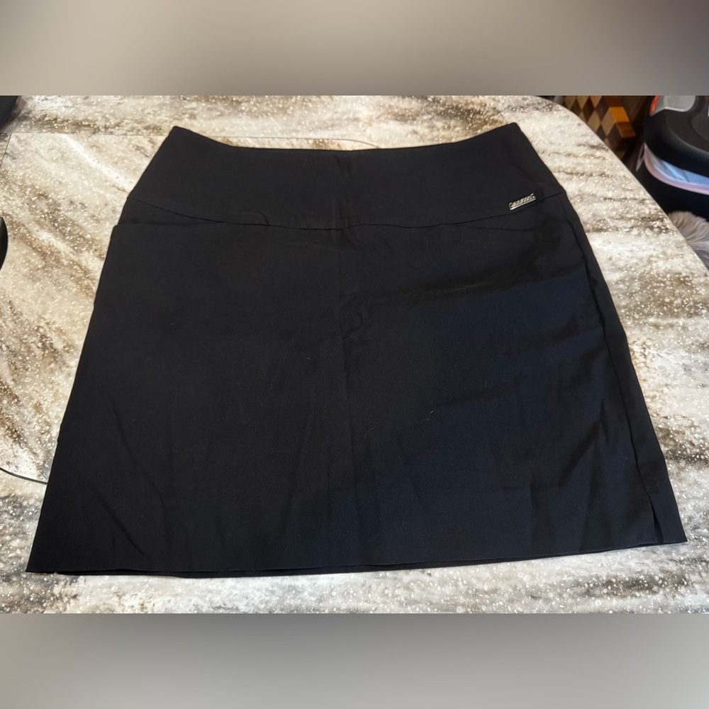 Black Mini Pencil Skort